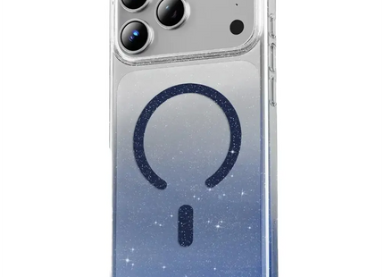 Green Lion Glitter Magsafe Case for iPhone 17 Pro Max Blue