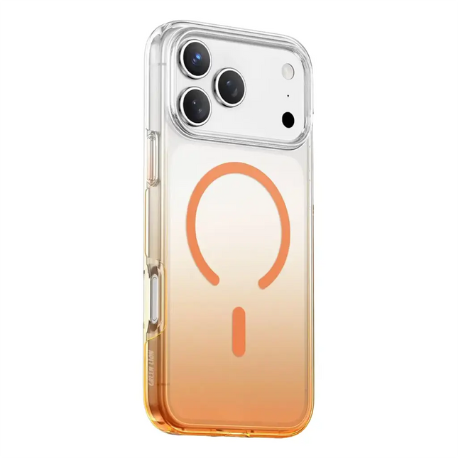 Green Lion Gradient Magsafe Case for iPhone 17 Pro Orange
