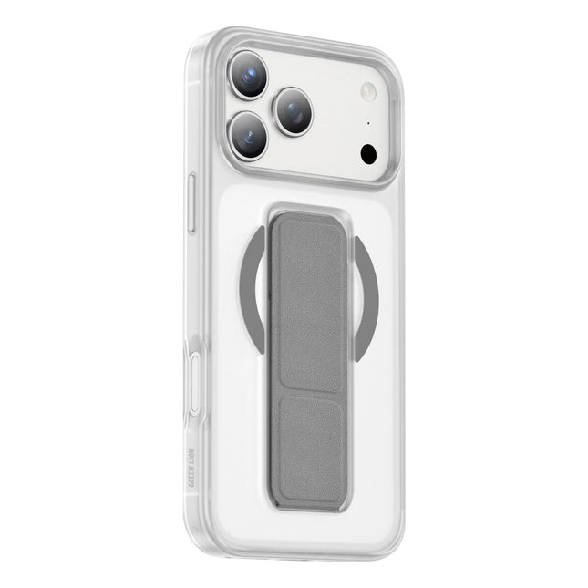 Green Lion Grip 360 MagSafe Case for iPhone 17 Pro Silver Titanium
