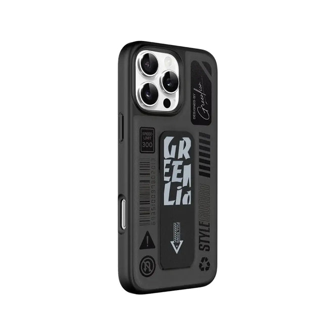 Green Lion Grip Pro MagSafe Case for iPhone 16 Pro Black