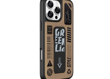 Green Lion Grip Pro MagSafe Case for iPhone 16 Pro Desert Titanium