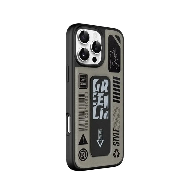Green Lion Grip Pro MagSafe Case for iPhone 16 Pro Titanium
