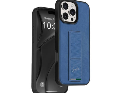Green Lion GripX Multi-Functional Kickstand for iPhone 16 Pro Blue