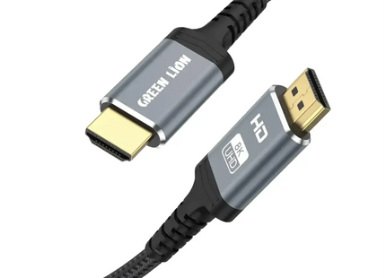 Green Lion HDMI Cable 3m 8K HDMI 2.1 Ultra HD High-Speed 48Gbps 8K@60Hz Black
