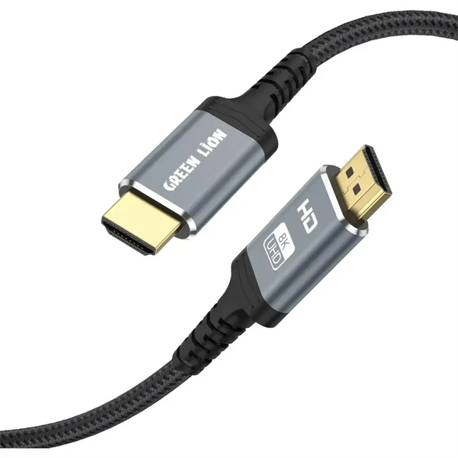 Green Lion HDMI Cable 3m 8K HDMI 2.1 Ultra HD High-Speed 48Gbps 8K@60Hz Black