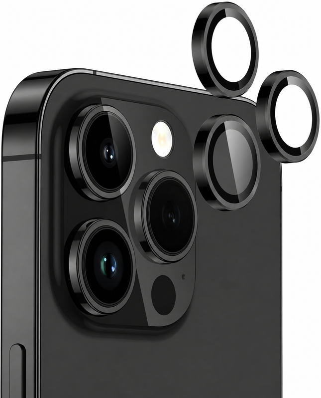 Green Lion HD Plus Camera Lens for iPhone 15 Pro Max & iPhone 15 Pro Black