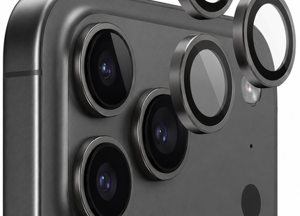 Green Lion HD Plus Camera Lens for iPhone 17 Pro Max & iPhone 17 Pro Gray Titanium
