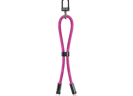 Green Lion Keychain lanyard USB-C to USB-C 60W Pink