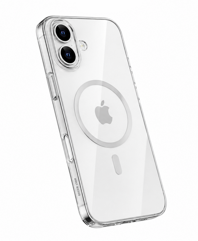 Green Lion MagSafe Crystal Clear Case for iPhone 16 Plus