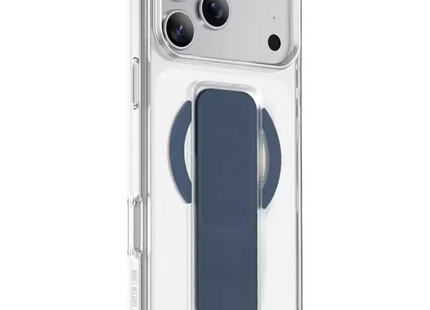 Green Lion MagSafe Leather Grip Case for iPhone 17 Pro Max Blue Titanium