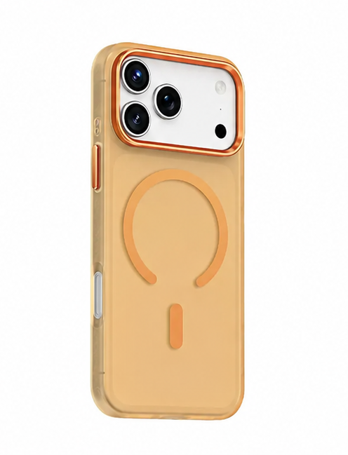 Green Lion Matte MagSafe X Case for iPhone 17 Pro Max Orange Titanium