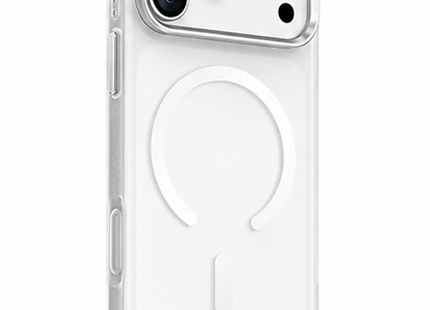 Green Lion Matte MagSafe X Case for iPhone 17 Pro Silver Titanium