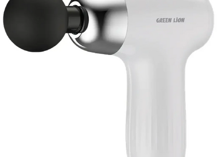 Green Lion Mini Massage Gun 6 Speed Levels White