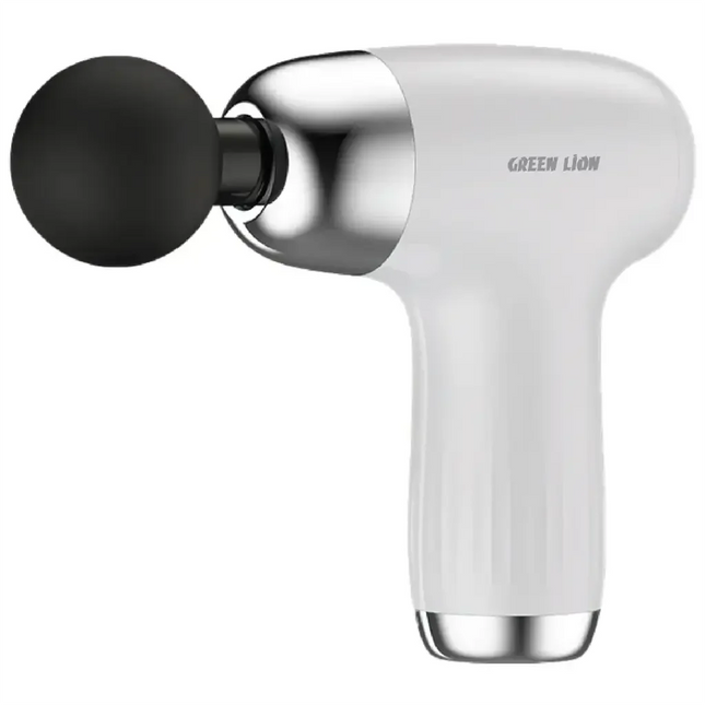 Green Lion Mini Massage Gun 6 Speed Levels White