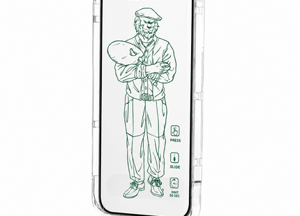 Green Lion Picasso 3D Glass With Alignment Tray for iPhone 14 Pro