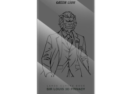Green Lion Sir Louis 3D Curved Privacy for iPhone 17 Pro Max
