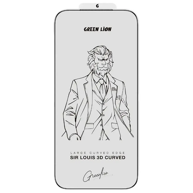Green Lion Sir Louis 3D Curved Screen Protector for iPhone 16 Pro