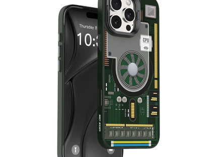 Green Lion Techguard MagSafe Case for iPhone 16 Pro Green