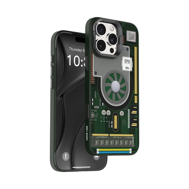 Green Lion Techguard MagSafe Case for iPhone 16 Pro Green