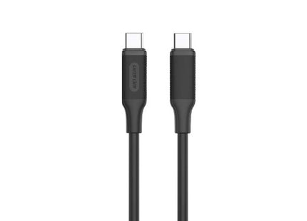 Green Lion Type-C to Type-C PVC Cable 1m Black