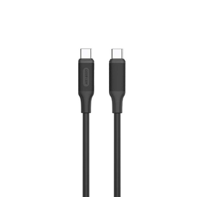 Green Lion Type-C to Type-C PVC Cable 1m Black