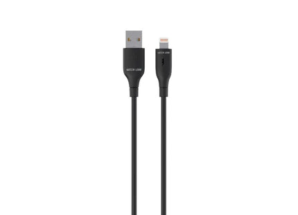 Green Lion USB-A to Lightning PVC Cable 1m Black