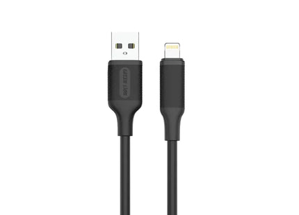 Green Lion USB-A to Lightning PVC Cable 1m Black