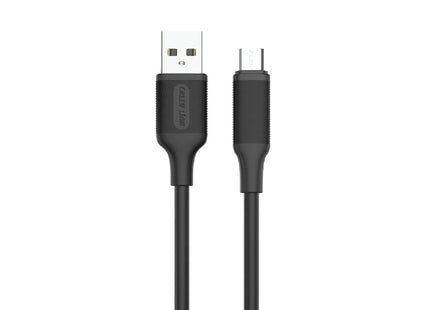 Green Lion USB-A to Micro PVC Cable 1m Black