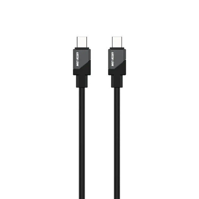 Green Lion USB-C to USB-C Silicone Cable 1m 60W Black