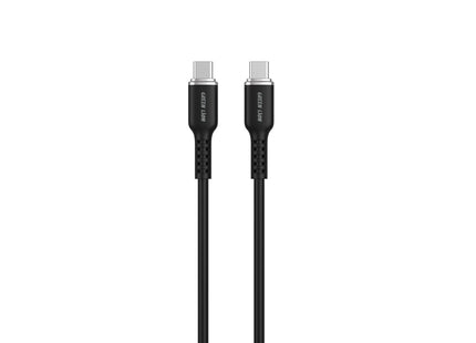 Green Lion USB-C to USB-C Silicone Cable 1m Black