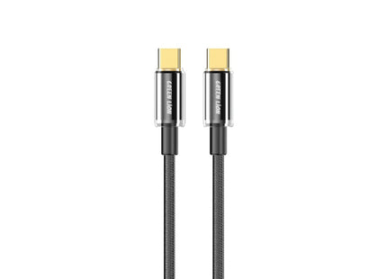 Green Lion USB-C to USB-C Tough Cable 1m Black
