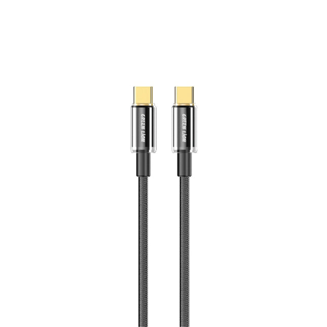 Green Lion USB-C to USB-C Tough Cable 1m Black