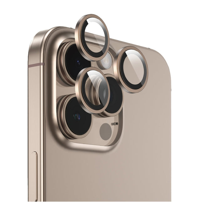 Green Lion HD Plus Camera Lens for iPhone 16 Pro Max & iPhone 16 Pro Desert Titanium