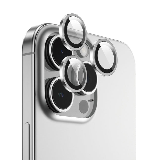 Green Lion HD Plus Camera Lens for iPhone 16 Pro Max & iPhone 16 Pro White Titanium