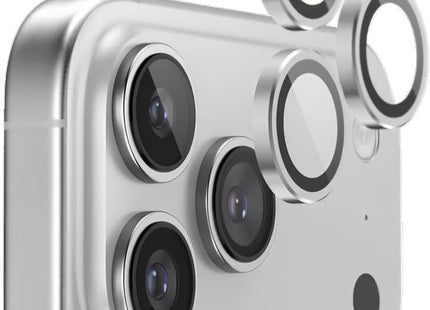 Green Lion HD Plus Camera Lens for iPhone 17 Pro Max & iPhone 17 Pro Silver Titanium