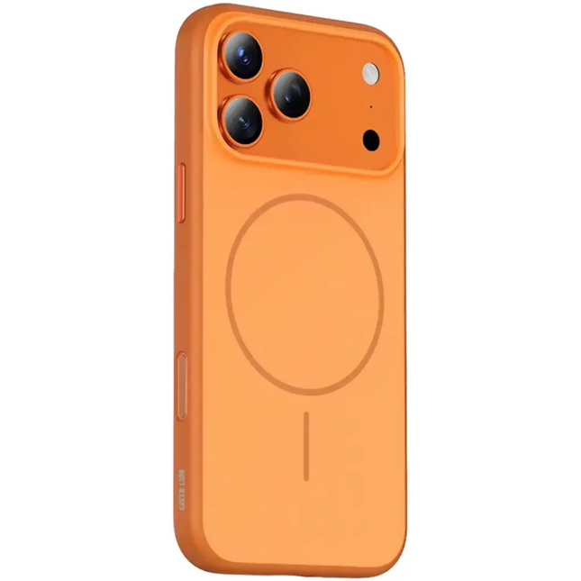 Green Lion Patric MagSafe Premium Matte Finish Case for iPhone 17 Pro Orange