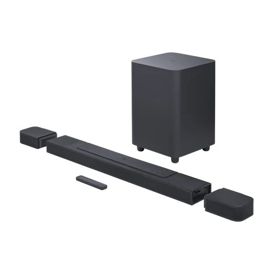 JBL Bar 1000 7.1.4-Channel Soundbar with Detachable Surround Speakers, MultiBeam and Dolby Atmos Black