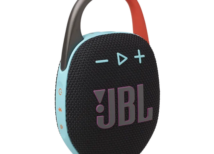 JBL Clip 5 Ultra-Portable Bluetooth Speaker Black & Orange