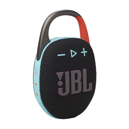 JBL Clip 5 Ultra-Portable Bluetooth Speaker Black & Orange