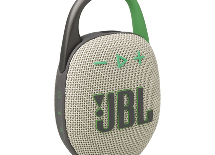 JBL Clip 5 Ultra-Portable Bluetooth Speaker Sand