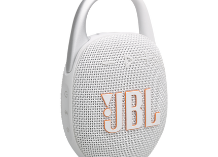 JBL Clip 5 Ultra-Portable Bluetooth Speaker White