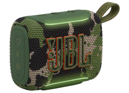 JBL GO 5 Portable Bluetooth Speaker with Ambient Edge Lighting Camouflage