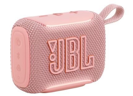 JBL GO 5 Portable Bluetooth Speaker with Ambient Edge Lighting Pink