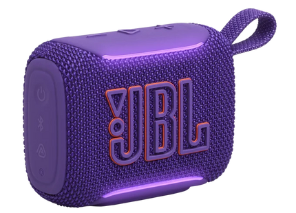 JBL GO 5 Portable Bluetooth Speaker with Ambient Edge Lighting Purple