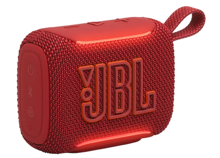 JBL GO 5 Portable Bluetooth Speaker with Ambient Edge Lighting Red