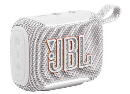 JBL GO 5 Portable Bluetooth Speaker with Ambient Edge Lighting White