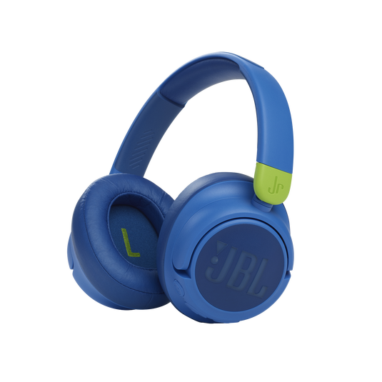 JBL JR460NC Wireless Over-Ear Noise Cancelling Kids Headphones Blue