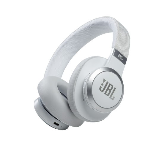 JBL Live 660NC Wireless Over-Ear Noise Cancelling Headphones White