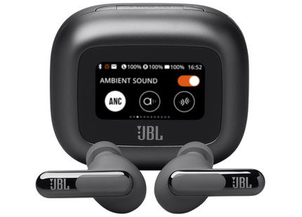 JBL Live Beam 3 True Wireless Adaptive Noise Cancelling Earbuds with Smart Charging Case Black