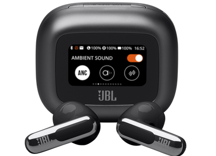 JBL Live Flex 3 True Wireless Adaptive Noise Cancelling Earbuds with Smart Charging Case Black